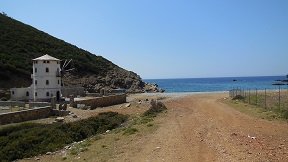 Tsoukalia beach on the island of Alonissos in Greece