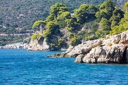 Marpounta beach on the island of Alonissos in Greece