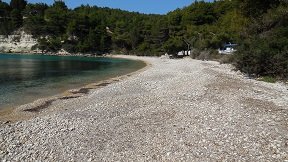 Milia beach on the island of Alonissos in Greece