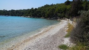 Tzortzi Gialos beach on the island of Alonissos in Greece