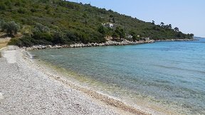 Tzortzi Gialos beach on the island of Alonissos in Greece