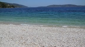 Glyfa beach on the island of Alonissos in Greece