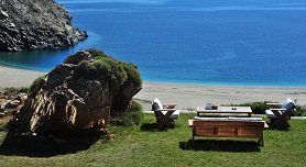 Andros hotels, Aegea Blue Villas & Suites in Zorkos Beach