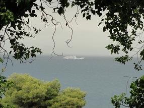 Corfu Town, Mon Repos, Poseidon temple