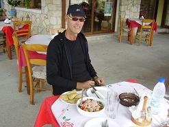 Cretan Corner Taverna in Megala Chorafia, Crete, Kreta.