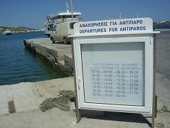 Antiparos ferry, Antiparos veerboot