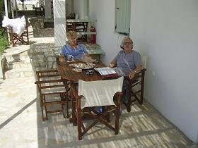 Anna and Lillian at the reception of Mike's Place