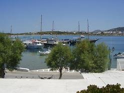 view from Rocco's Studios in Antiparos