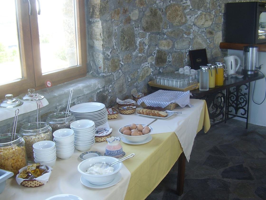 Villa Konstantin in Mykonos town, breakfast