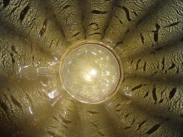 Copier Sonoor optiekvaas met tincraquelé uit 1950