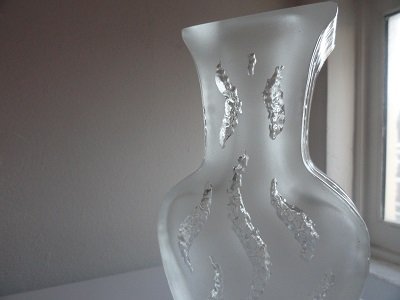 Ingrid Glashutte vaas Exquisite, Lalique stijl