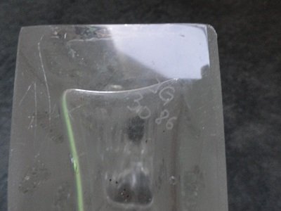 Ingrid Glashutte vaas Exquisite, Lalique stijl