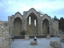 Remains of a church in Rhodes town