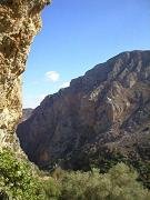 Het mooie landschap rond de Agia Sophia Grot.