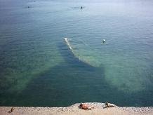 A sunken boat at Analipsi.