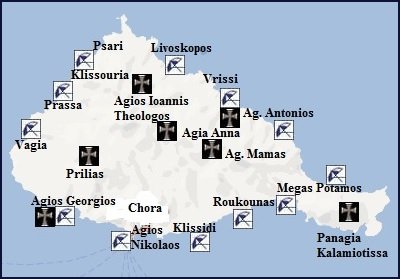 Map of Anafi