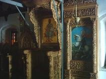 De binnenkant van de kerk.