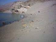 The beach of Agios Pavlos.