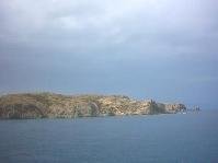 Gavdos vanaf de veerboot