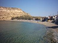 het strand, Matala beach.