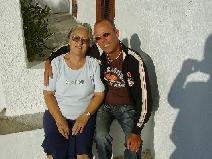 My friend and Lillian in the old  Mike's Place