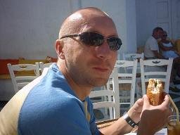 Mijn vriend Maxim in Mykonos stad