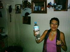 Sophy of the Porta Bar accidentally pulling out a bottle of water :(.....