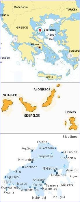 map of Skiathos