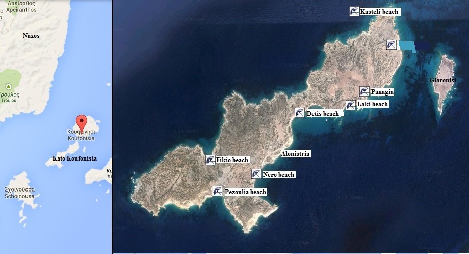 Kato Koufonissia beaches, Koufonissi
