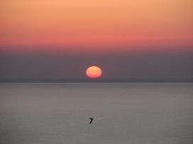 Gavdos, Faros Sunset, zonsondergang in Faros