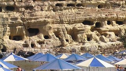 Matala beach.