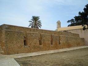 Het Agios Ioannis Eleimon Klooster in Pazinos op Kreta, the Agios Ioannis Eleimon Monastery on Crete