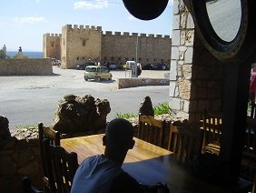 Taverna Drosoulites, Frangokastello, Frangokastelo, Crete, Kreta.