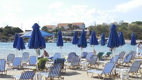 Tersanas beach, Crete, Kreta.