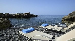 Kakkos Bay Hotel and Bungalows, Ferma beach, Crete, Kreta.