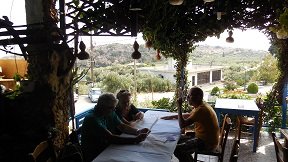 Afrata, Taverna Kali Kardia, Crete, Kreta.