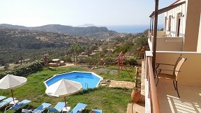 Private villas in Triopetra, Agios Pavlos on Crete