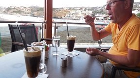 Piatsa Cocktail Bar in Agia Pelagia, Crete, Kreta