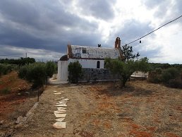 Agia Triada monastery, Akrotiri, Crete.