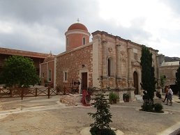 Gouvernetou monastery, Akrotiri, Crete.