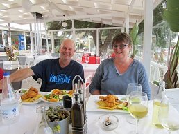 CostAnita restaurant, Almirida, Kreta, Crete.