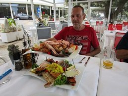 CostAnita restaurant, Almirida, Kreta, Crete.
