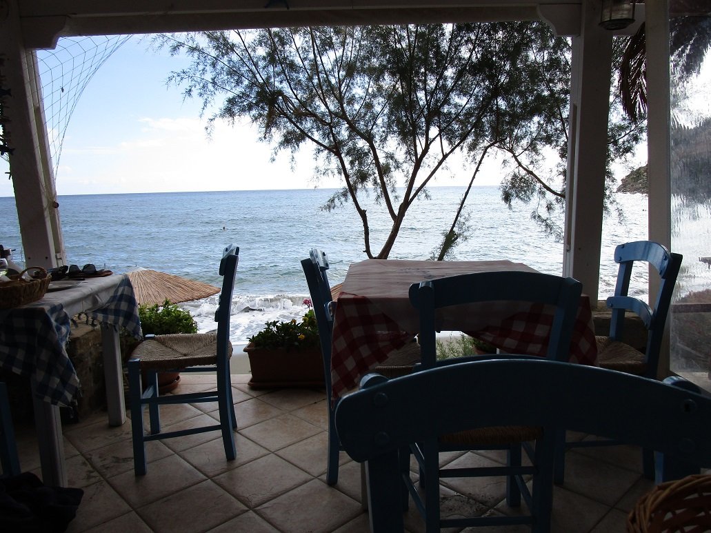 Taverna Zahos in Lendas, Crete, Kreta
