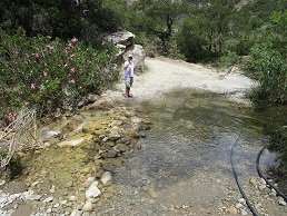 Milonas waterfall, Lasithi, Crete, Kreta