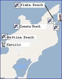 Limnos Beaches, Limnos Stranden