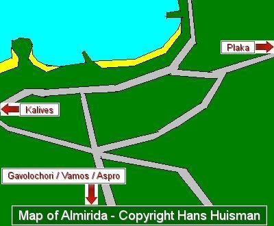 map of Crete