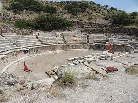 Milos ancient theather