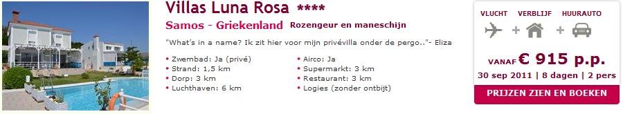 Samos, Villas Luna Rosa in Pythagorion