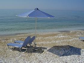 Samos, Psili Amos Beach near Limnionas