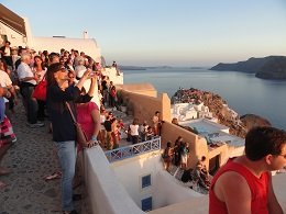 Oia in Santorini